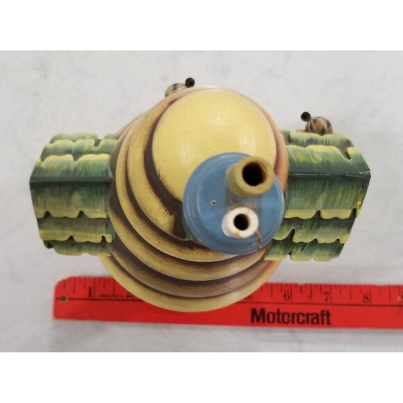 Vintage Zim's Heirloom Collectibles "Beehive Smoker" handpainted wood - Picture 6 of 12